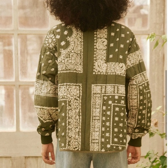 The Great Bandana Quilted Bomber Jacket - Picture 4 of 16